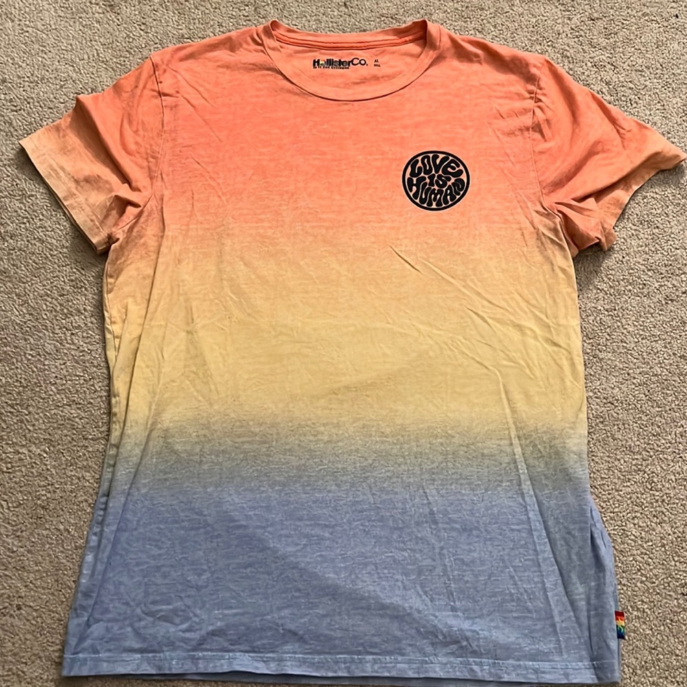 Hollister Love is Human Pride Shirt